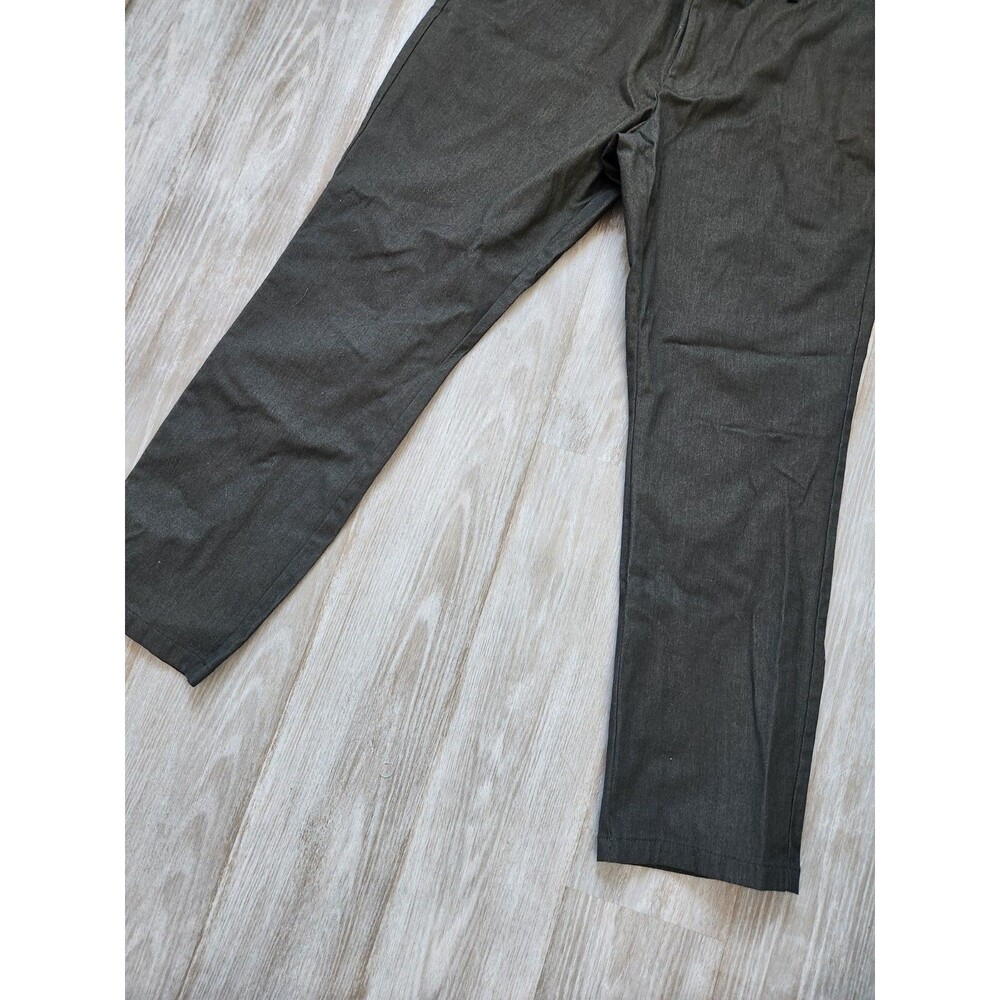 Old Navy Ultimate Slim Built-In Flex Soft Touch Chino Pants Dark Green 38x30 EUC - Picture 3 of 9